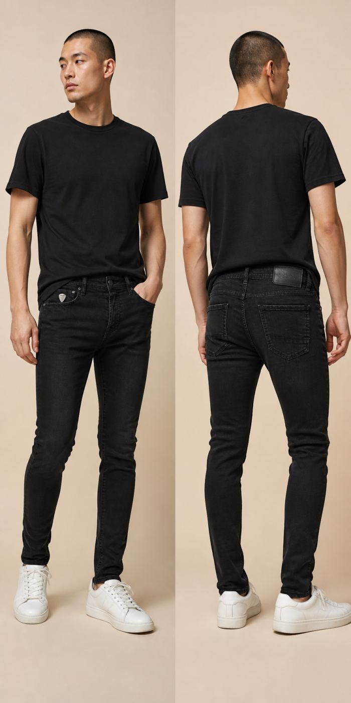 CPS ORIGINAL ยีนส์ Super Skinny สีเทา