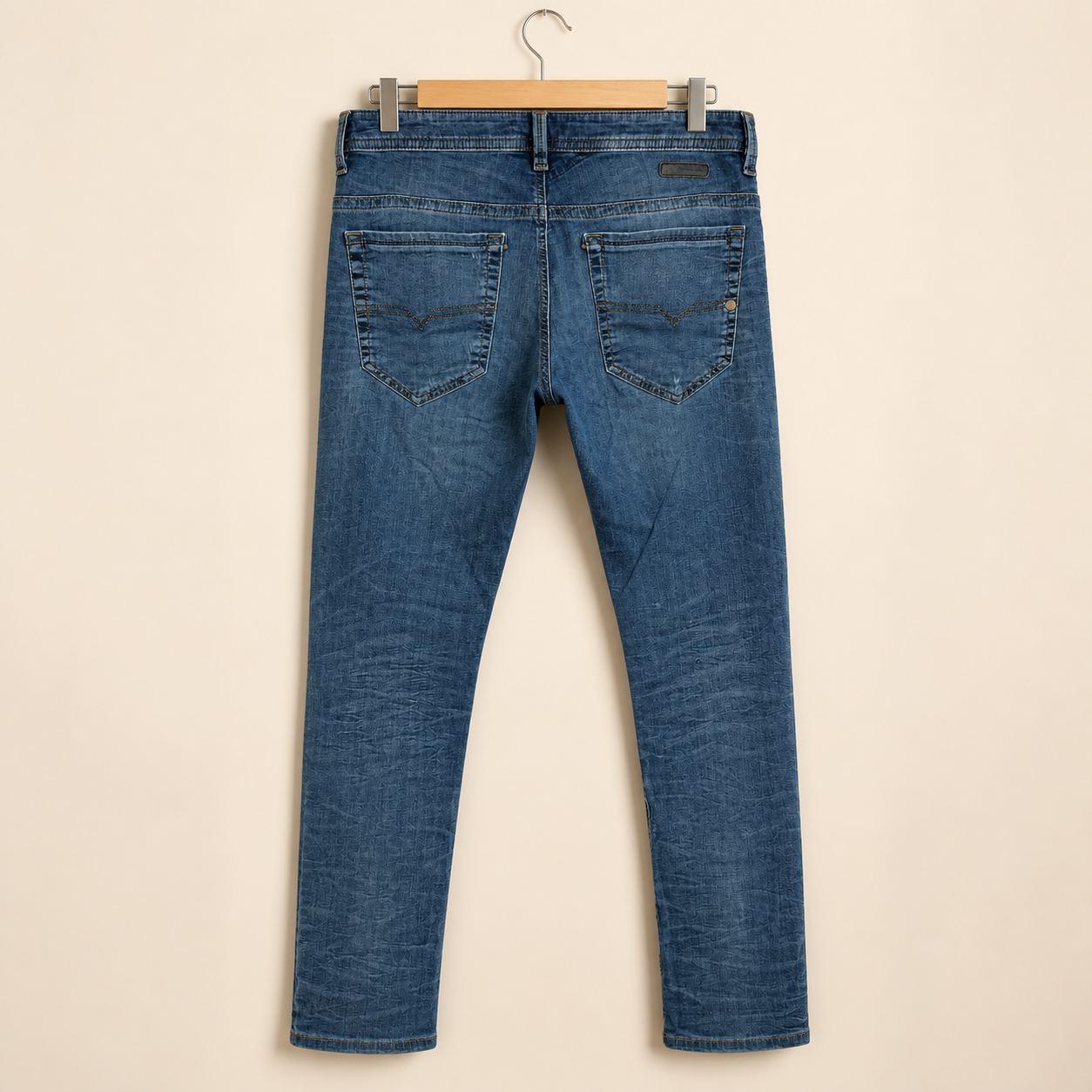 DIESEL ยีนส์จ็อกเกอร์เดนิมสีน้ำเงิน