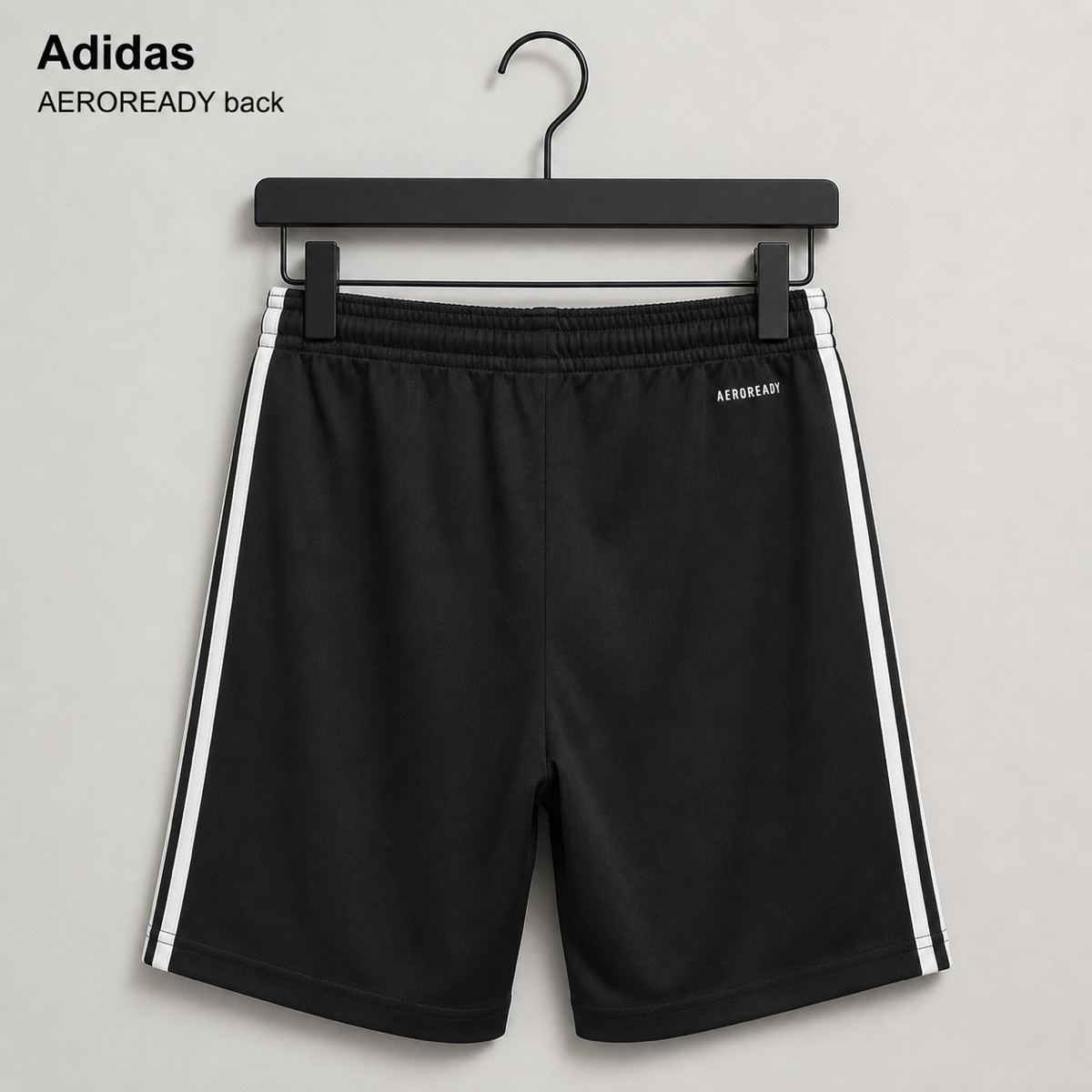 ADIDAS กางเกงขาสั้นกีฬาสีดำ