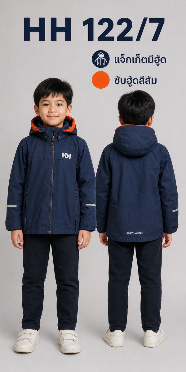 Helly Hansen แจ็คเก็ต Shell สีกรมท่า