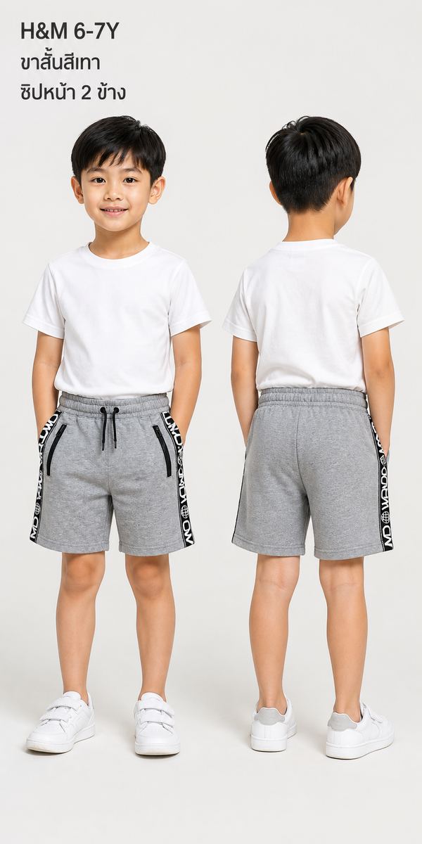 H&M กางเกงขาสั้น สีดำ