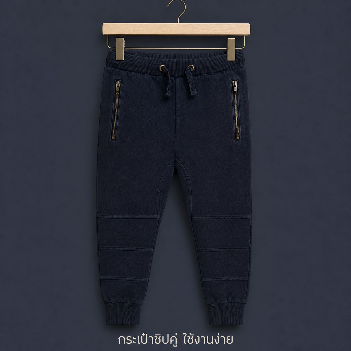 Lager 157 Etab. 1999 กางเกงจ็อกเกอร์สีกรมท่า