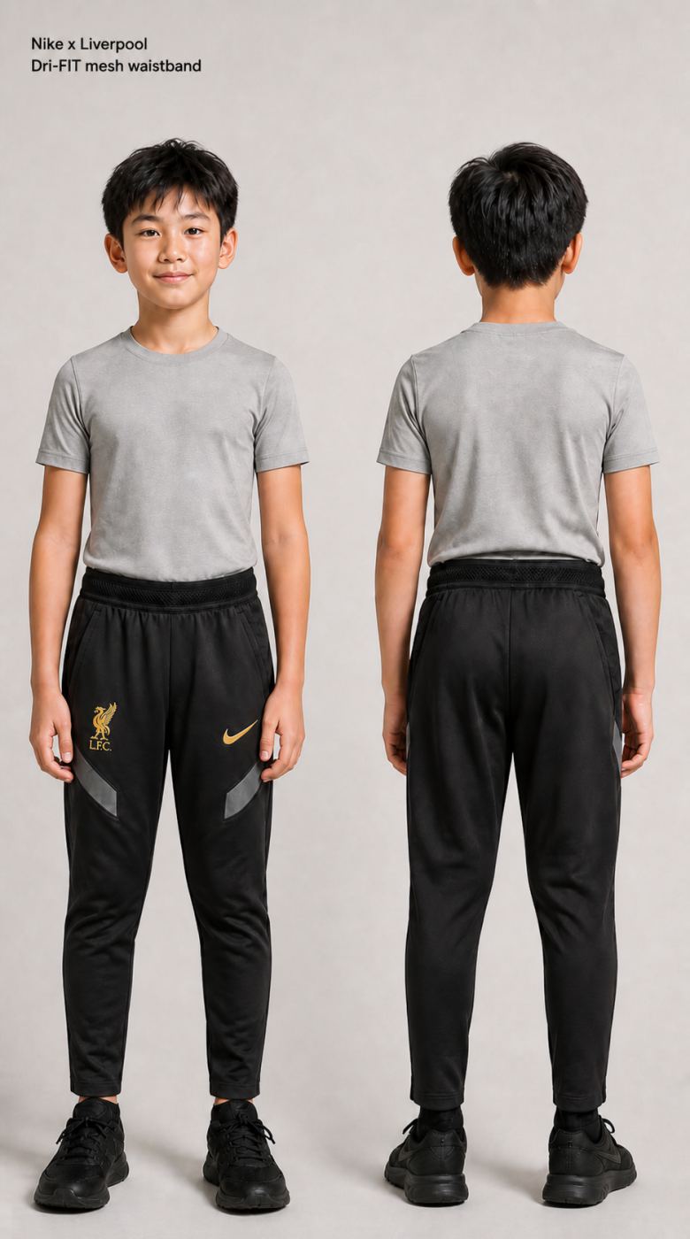 NIKE × LIVERPOOL กางเกงจ็อกเกอร์ Dri-FIT สีดำ