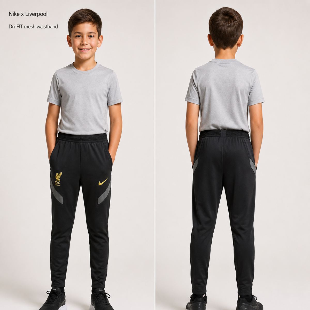 NIKE × LIVERPOOL กางเกงจ็อกเกอร์ Dri-FIT สีดำ