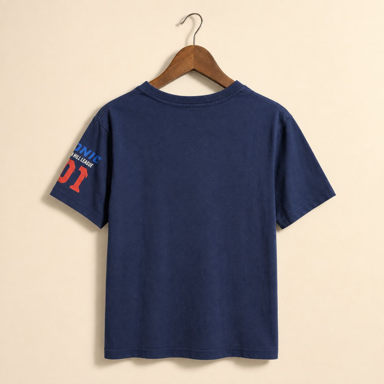 H&M เสื้อยืดเด็ก Sonic ลาย Green Hill League สีกรมท่า